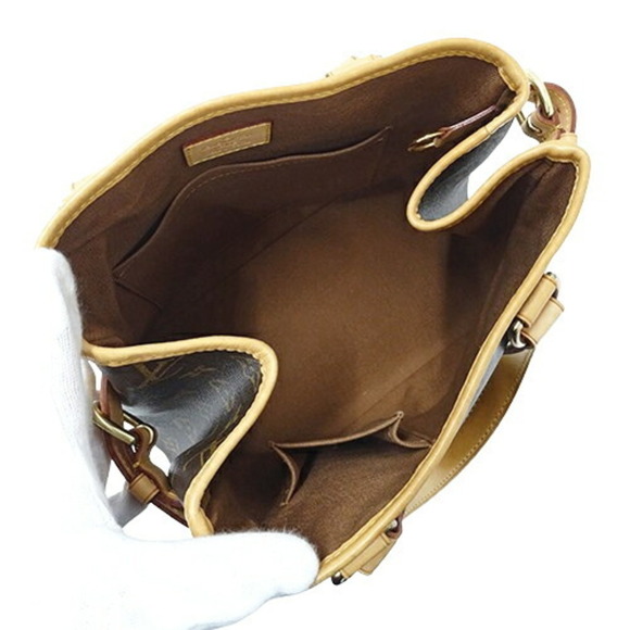 LOUIS VUITTON Black Monogram Tote Bag - Picture 6 of 14